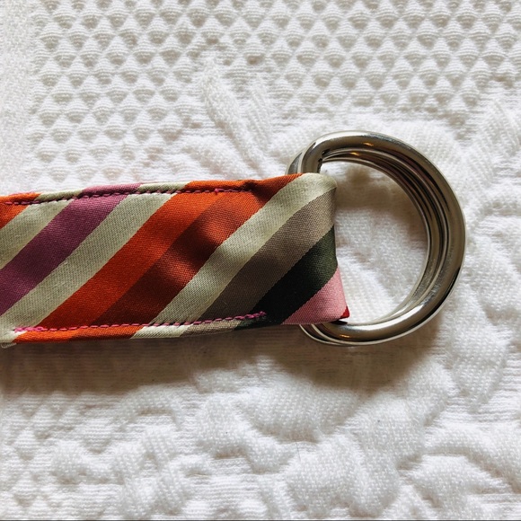 J.Crew D-Ring 100% Silk Tie Belt - Picture 2 of 6
